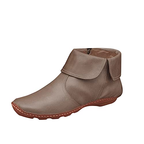 Botas Cowboy De Mujer - Botas Largas Mujer Botas Mosqueteras Planas Botas Nieve Botas De Mujer Cortas Botas De Moda Botas De Invierno para Exterior