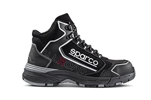 Sparco 0752944NRNR, Botas de Seguridad para el Trabajo Allroad Okayama S3 SRC, Negro, 44 EU Unisex Adulto, Multicolor, 42/50