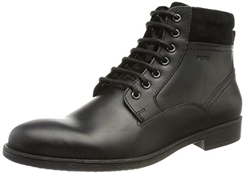 Geox U Jaylon B, Botines para Hombre, Negro (Black), 40 EU