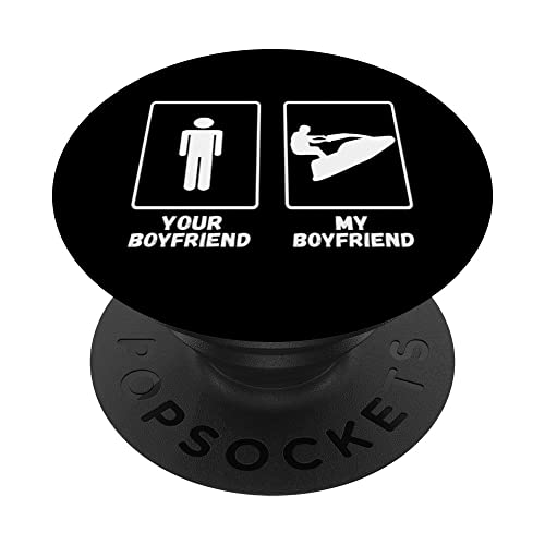 Mi novio moto acuática moto acuática moto acuática moto acuática PopSockets PopGrip Intercambiable