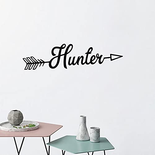 Personalized Boys Name With Arrow Wall Sticker Personalized Decal for Name With Arrow Boys Room Adventure Decor 4 15x57cm