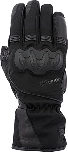 VQuattro Sport Tourer 18 Guantes de Motocicleta (Black,3XL)