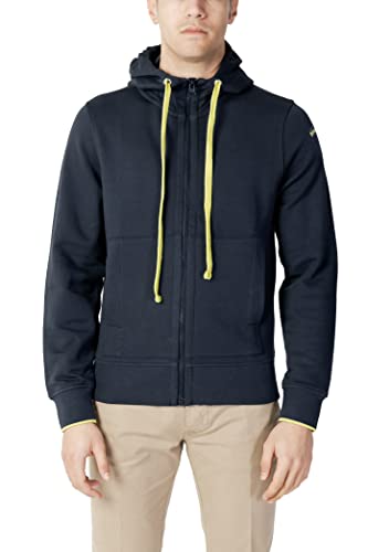 Blauer Felpa Aperta Cappuccio Sudadera con Capucha, 888 BLU, XL para Hombre