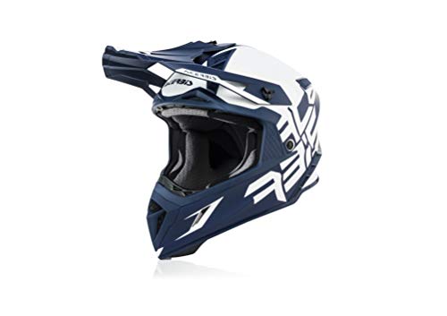 ACERBIS casco X-Pro Banda de color blanco/Azul XXL