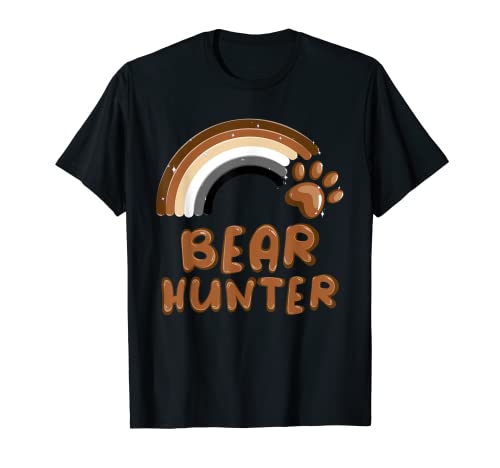 Bear Hunter - Oso Gay Orgullo Arco Iris Camiseta