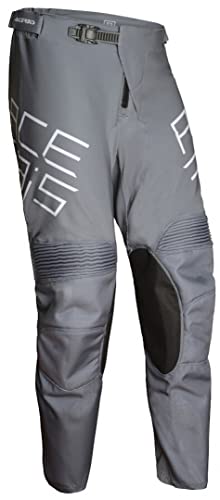 ACERBIS 0024130.073.028 MX Track-Pantalones de Motocross de Color carbón 28, Unisex-Adult, Multicolor, 30