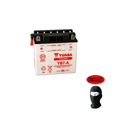 Compatible con Peugeot Elyseo 125 1999-2000 BATERÍA YUASA YB7-A 12V / 8AH BATERÍAS YA Listas para Arranque Motor ESPECÍFICO Moto Scooter