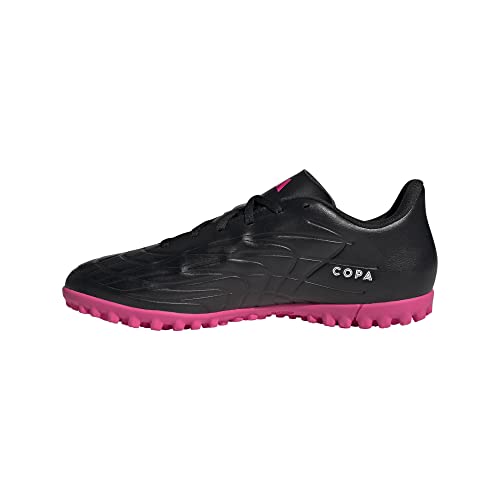 adidas Copa Pure.4 TF, Sneaker Hombre, Core Black/Zero Met./Team Shock Pink 2, 46 EU