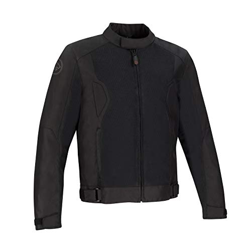 BERING Chaqueta moto RIKO Negro, Negro, M