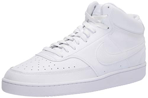 NIKE Court Vision Mid, Sneaker Hombre, Blanco, 44 EU