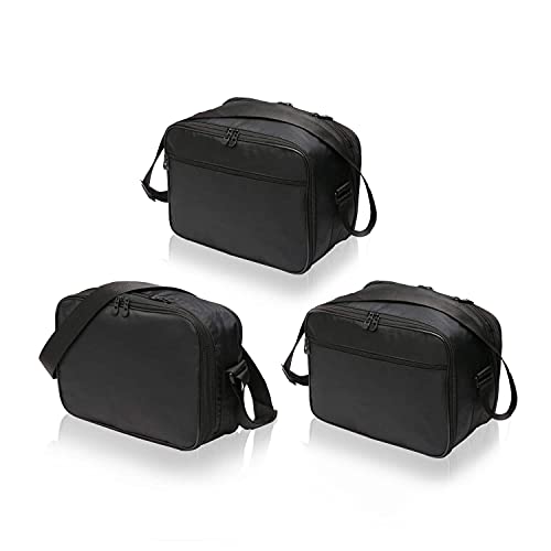 Set de 3 Bolsas, Bolsillos Interiores adecuados para 2 Maletas Laterales Moto (Vario) y 1 Maleta Moto (Vario / Top Case) de BMW Adventure BMW F700GS, F800GS, R1200GS - Nr. 14+16