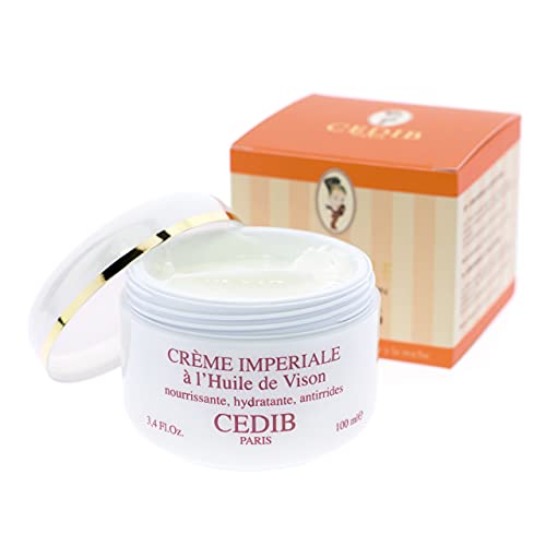 Cedib Paris Crema Hidratante Imperiale al Aceite de Visón, Crema Ligera, 100 Mililitros