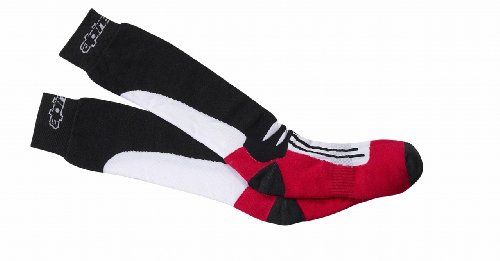 Alpinestars 1207239 - Calcetines, negro/rojo, L/XXL, juego de 2