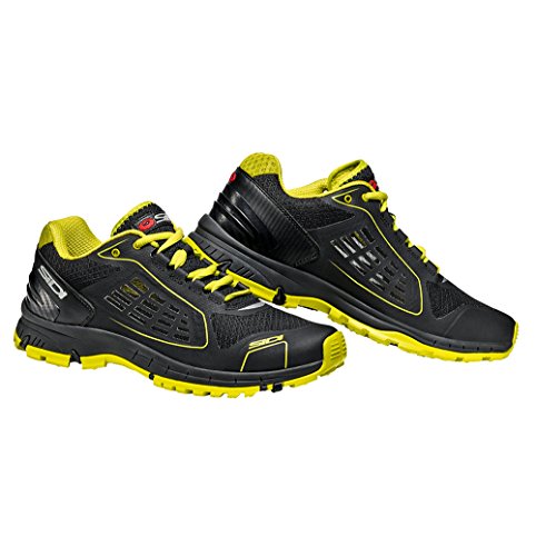 Sidi Approach - Botas (talla 42), color negro y amarillo