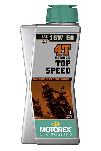 Aceite de Motor Sintético 15W50 Top Speed 4T Motorex 1 Litro