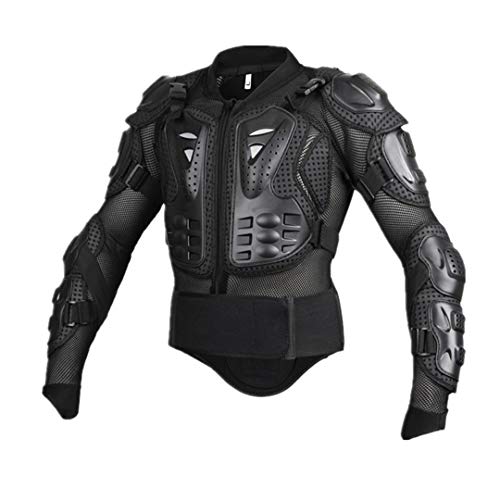 Chaqueta de Motocicleta Armadura de Cuerpo Completo Armadura de Motocicleta Motocross Racing Moto Equipo de protección Moto Armored BC201-B M