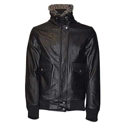 Winsordoyal Chaqueta de invierno Barden, para hombre, Negro - M