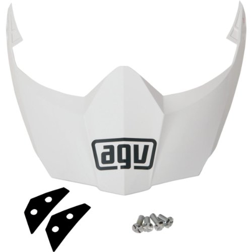 AGV Peak EVO/AX-8 Dual (+Aluminum Screws), Unisex-Adult, Blanco, One Size