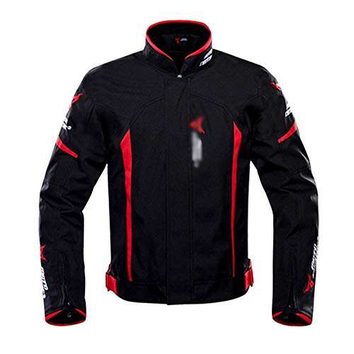 sjapex Hombre Chaqueta Impermeable y Resistente Al Viento para Moto Motocicletas, Espina atrás Protector Chaquetas Armadura Protección Moto Tormenta con Ventila Motocicleta