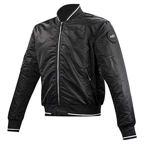 LS2 Chaqueta Brighton, Hombre, Negro, S, Small