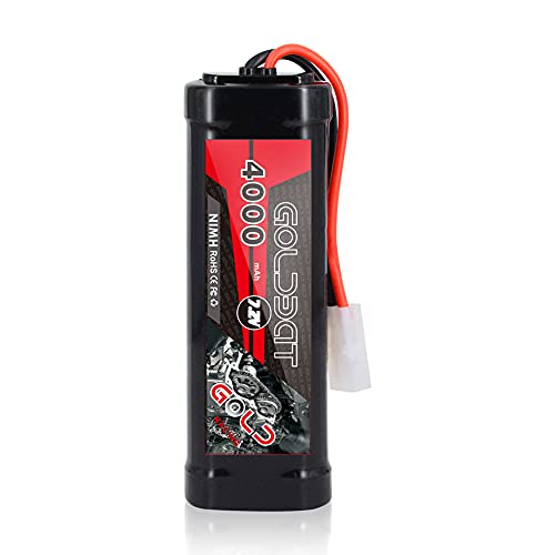 GOLDBAT 4000 mAh 7.2 V Batería RC NiMH Batería de Repuesto para Coches RC Avión Helicóptero Barco (1 Paquete) …