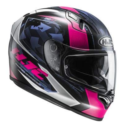 HJC Helmets 2403_25498 Casco de Moto-HJC FG-ST KUME MC8SF-M, Hombre, Negro/Rosa, M