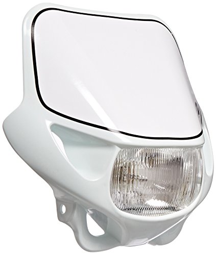 ACERBIS 0002694.030 Máscara de Faro Dhh Certified, Blanco