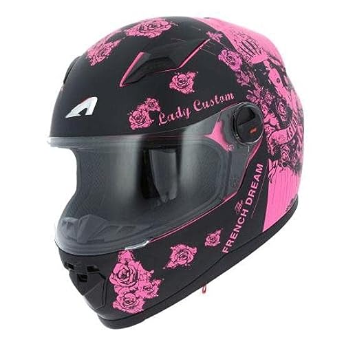 Astone Helmets gt2kg-ladyc-bpm casco Moto Integral GT Kid Lady, rosa, talla M