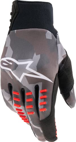 Alpinestars SMX-E - Guantes Unisex para Adulto (Talla única), Color Gris y Rojo