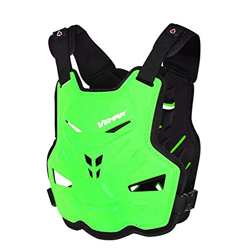 BIlinli Motocicleta Adulta Dirt Bike Body Armor Equipo de protección Pecho Protector de Espalda Chaleco de protección para Motocross Esquí Patinaje Snowboard