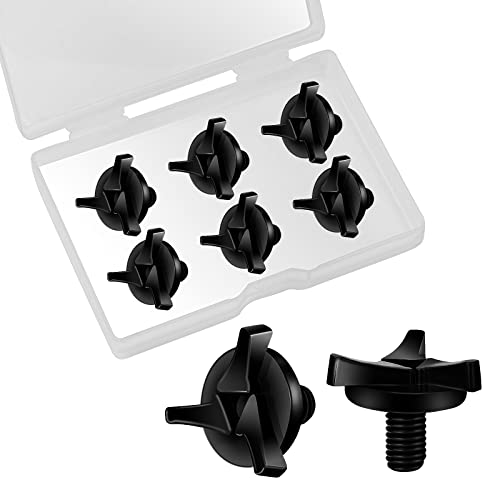 AIEX Tornillos para Casco de Moto, 6 Piezas Tornillos para Visera de Casco de Moto Tornillos para Visera de Casco Accesorios para Casco de Motocicletas (Negro)