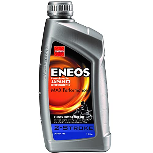 Eneos Aceite mezcla semi-sintetico 2T Eneos Max Performance 1Litro (Aceite Motor 2T)/semi-synthetic Oil 2T Eneos Max Performance 2-stroke 1Litre (Engine Oil 2T)