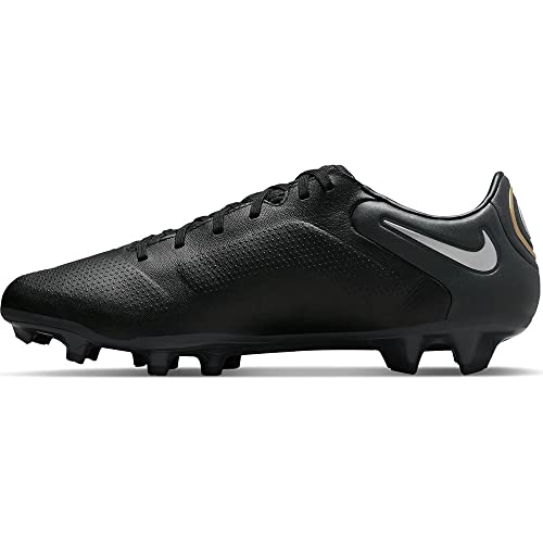 NIKE Tiempo Legend 9 Pro FG, Zapatillas de Gimnasia Unisex Adulto, Black/MTLC Dark Grey-Anthracite, 39 EU