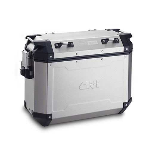 Givi OBK37AR Trekker Outback 37 Derecha Monokey Aluminio Baúl Lateral de Aluminio, 37 litros, Carga Máxima 10 Kg