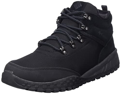 Columbia Fairbanks Mid, Botas para Hombre, Negro (Black/Shark), 43 EU