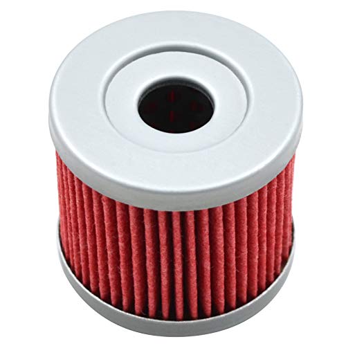 OuYi filtro de aceite de motocicleta Compatible con SUZUKI GN125E 1982-2000 GS125 125 - Disc Brake 1983-2000 GS125 125 - Drum Brake 1979-1982 GZ125 MARAUDER 1999-2010