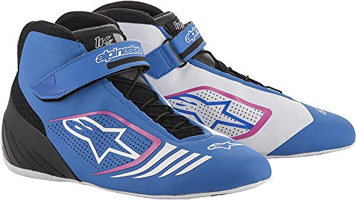 Alpinestars TECH-1 KX SHOES - BLUE BLK FUCHS - 3.5