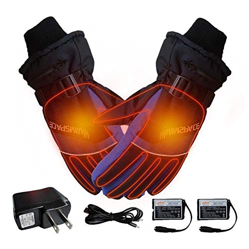 LRX Guantes Calefactables Moto Calentador eléctrico de la Mano climatizada Guantes de Carga USB Calefacción Calefacción Dedo de Seguridad Constante la Temperatura de esquí Ciclismo Guantes Calientes