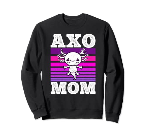 Linda Axolotl Chica Axo Madre Bebé Axolotl Mamá Sudadera