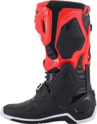 Alpinestars Tech 10, x Unisex Adulto, Rojo Negro, 44 EU