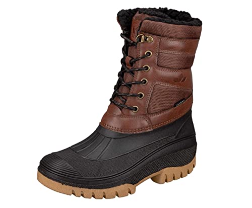 Lico Fenna, Botas para Nieve Unisex Adulto, marrón y Negro, 44 EU