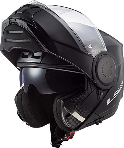 LS2, casco moto modulare Scope negro mate, L