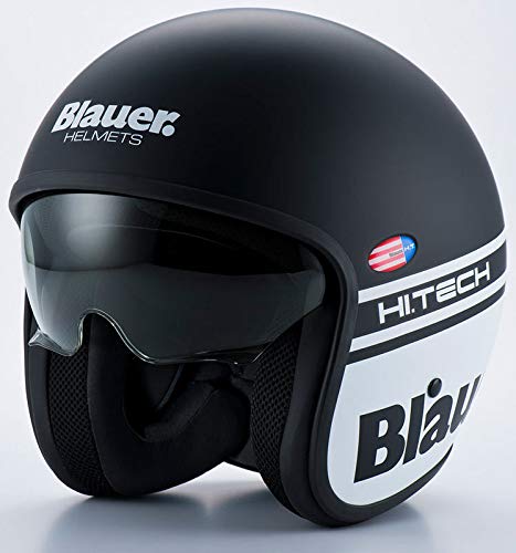 Casco Pilot 1.1 H.T Negro Mate Azul Talla L