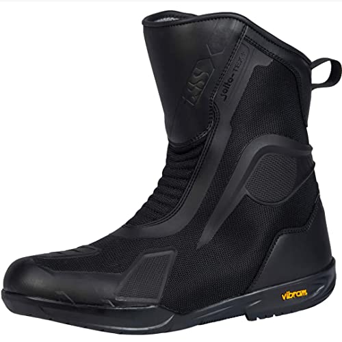 IXS Techno-Short-ST+ Botas de moto (Black,40)