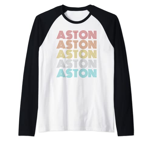 Aston vintage retro Camiseta Manga Raglan