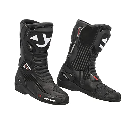 Acerbis Bota Corkscrew, Botas Unisex Adulto, Negro, 41 EU