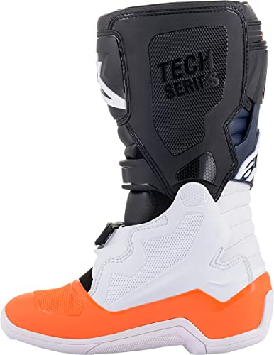 Alpinestars Kinder Crosslaarzen Tech 7S Black/Orange-40.5 (EU)