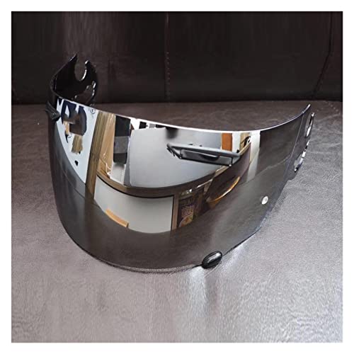 Lente de Casco de Motocicleta, Compatible con A-RAI RR5 RX7-GP Cuántico St RX-q Chaser-V Corsair-V AXTES 2 Modelo Modelo MOTORCO Casco Motor Motor Accesorios Piezas (Color : Silver)