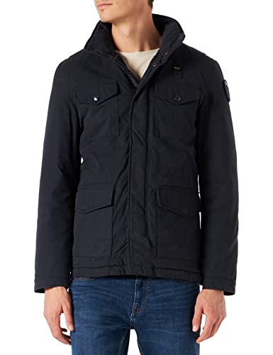 Blauer Blouson Acolchado Pluma Chaqueta, 776 Azul De Prussia, L para Hombre