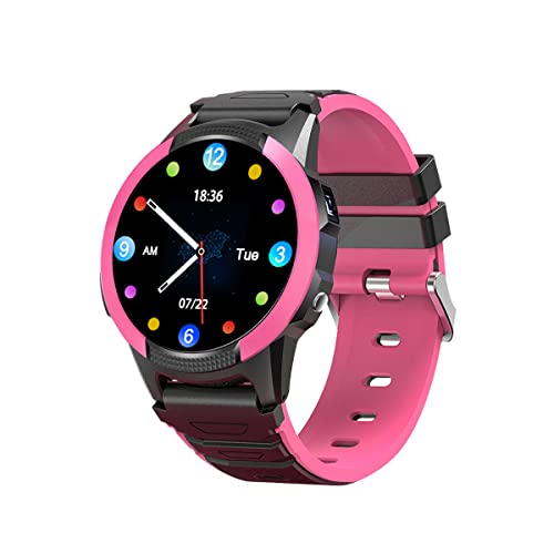 SaveFamily Slim 4G. Reloj Inteligente niño con Videollamada. Reloj GPS niños con Llamada, Chat, Boton SOS, Cronómetro, podómetro. Waterproof Ip67. Smartwatch niño con diseño Moderno y Discreto (Rosa)